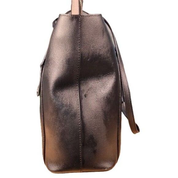 Kate Spade New York S338 Shoulder Bag Black Leather Designer Workwear - Picture 3 of 8